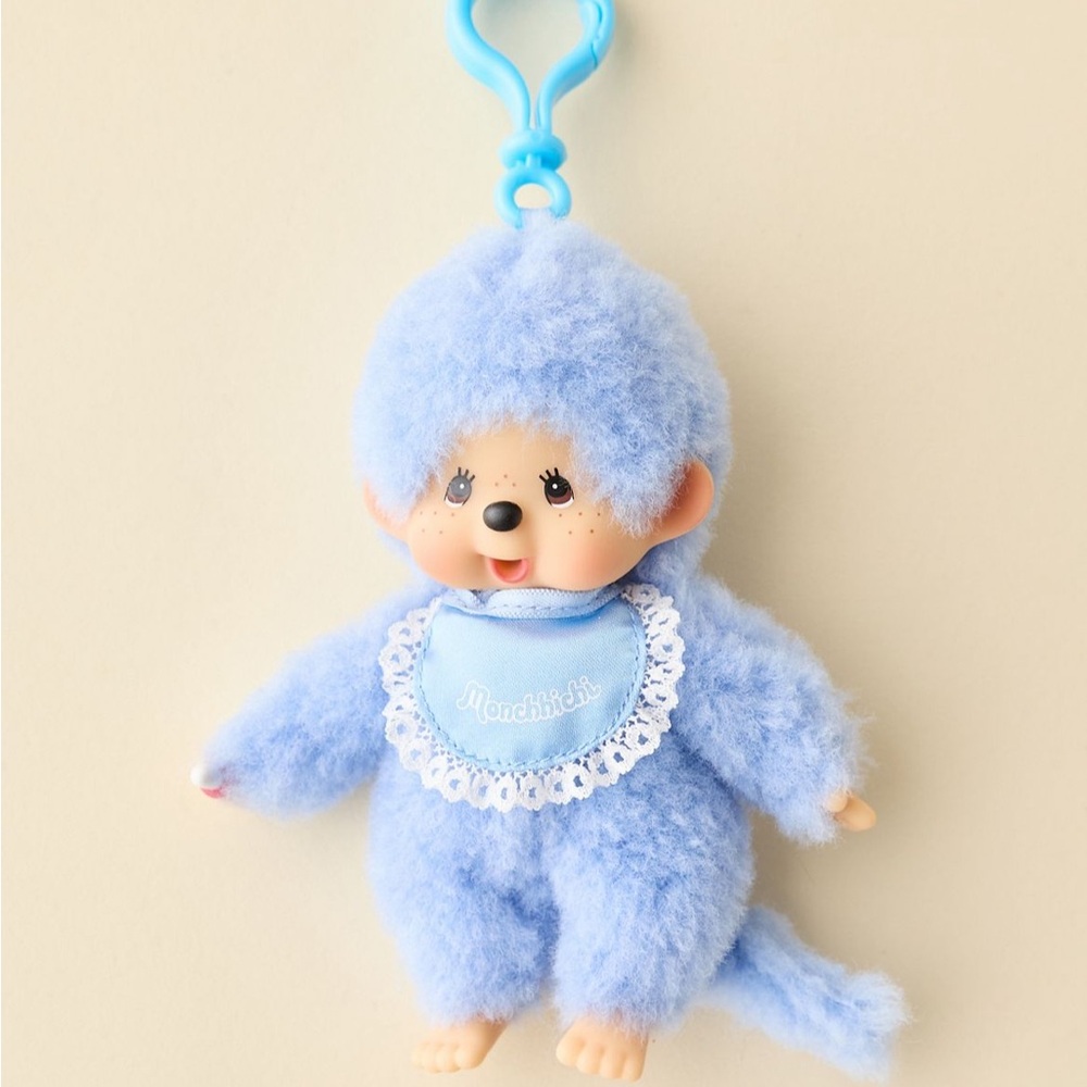 NWT Monchhichi Beanie Plusie Keychain